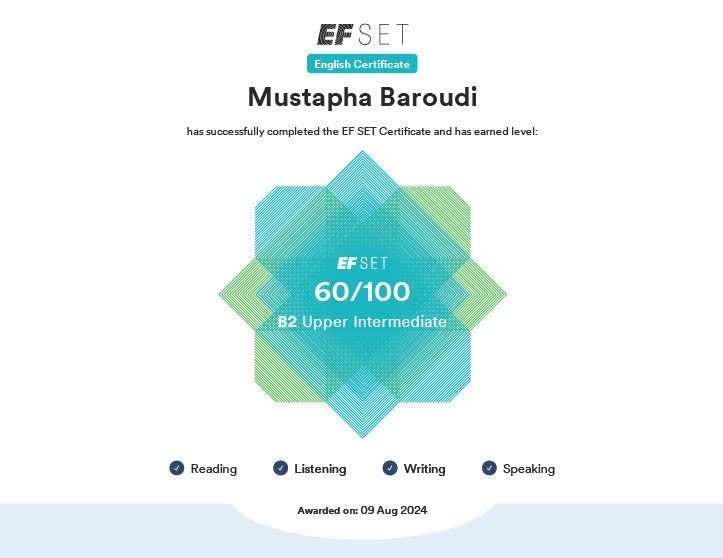 EF SET English Certificate
